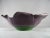 Ceramic 10" Handmade Mustardseed and Moonshine Daylily Midnight Magic Botanical Purple Serving Bowl For Sale - Image 7 of 12