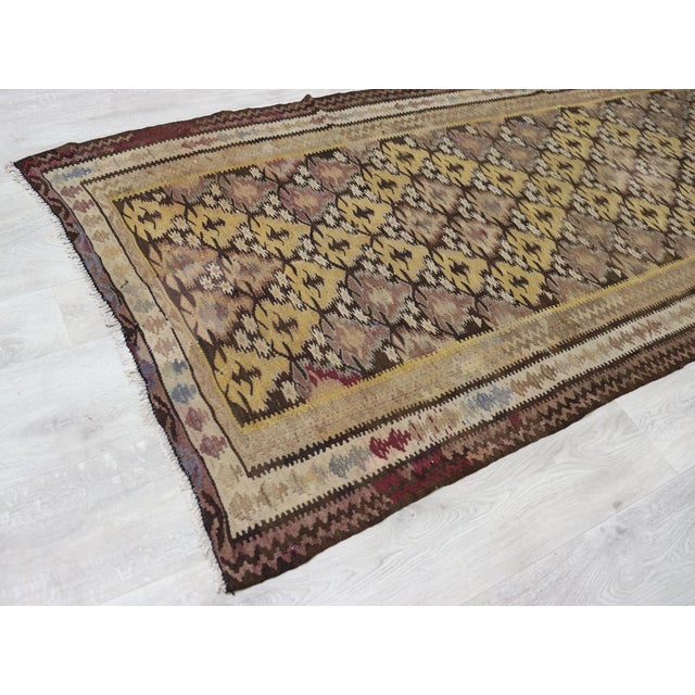 Caucasian Kilim Rug, 1920s For Sale - Image 6 of 15