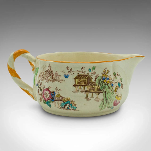 1950s Vintage English Ceramic Saucing Jug For Sale - Image 4 of 10