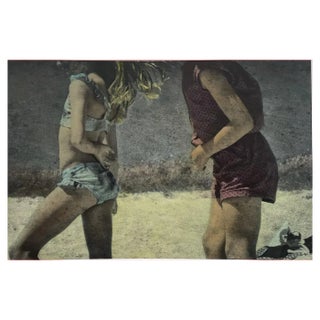 Irene Jonas, Endless Summer 18, Print Enhanced with Oil Paint For Sale