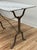 Early 20th Century Antique French Style Marble Top Cast Iron Bistro Table For Sale - Image 5 of 16