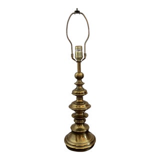 Vintage Brass Stiffel Lamp For Sale