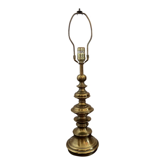 Vintage Brass Stiffel Lamp For Sale
