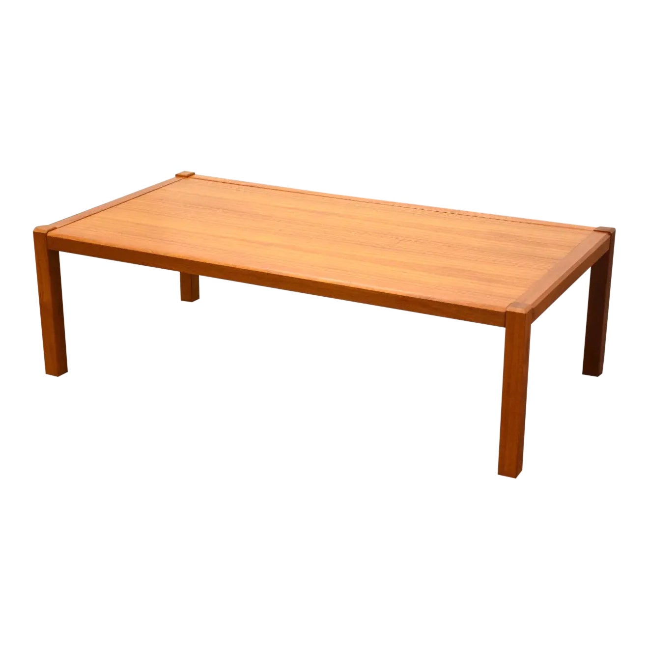 A Mid Century Modern Teak Coffee Table. Made in Denmark. Chairish