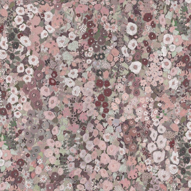 HOLLYHOCKS Wallpaper - Earth Sample For Sale