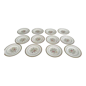 1990s Royal Doulton Lichfield Collection Bread and Butter Plates - Set of 12