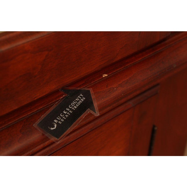 Pennsylvania House Vintage Cherry Corner Cabinet For Sale - Image 10 of 12