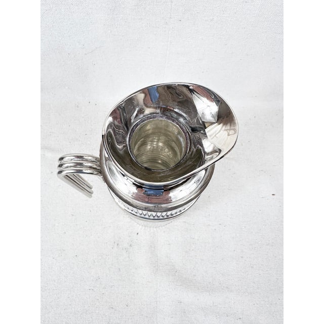 Mid 20th Century Mid-Century Christian Dior Modernist Ribbed Silver Thermal Carafe For Sale - Image 5 of 14