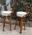 Wood Paul Frankl Attributed Bamboo Stools - A Pair For Sale - Image 7 of 10
