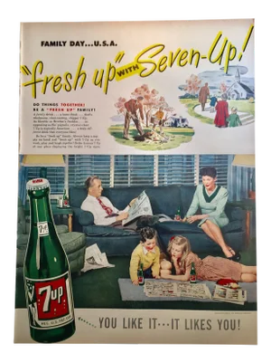 1946 Vintage SevenUp Ad