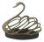 Brass Swan Letter Book Magazine Holder For Sale