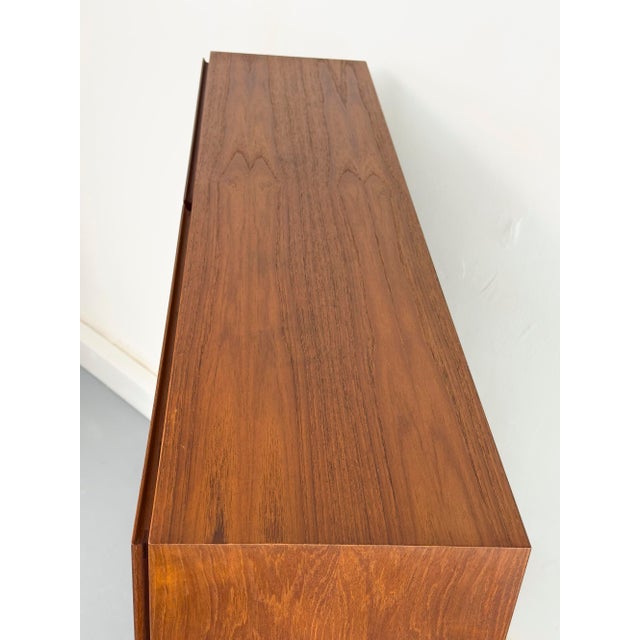 Teak Cabinet with Glass Doors from Omann Jun, 1960s For Sale - Image 9 of 18