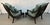 Mid-Century Chinese Chippendale Style Ebonized Bamboo Lounge Chairs by LaCor For Sale - Image 10 of 16