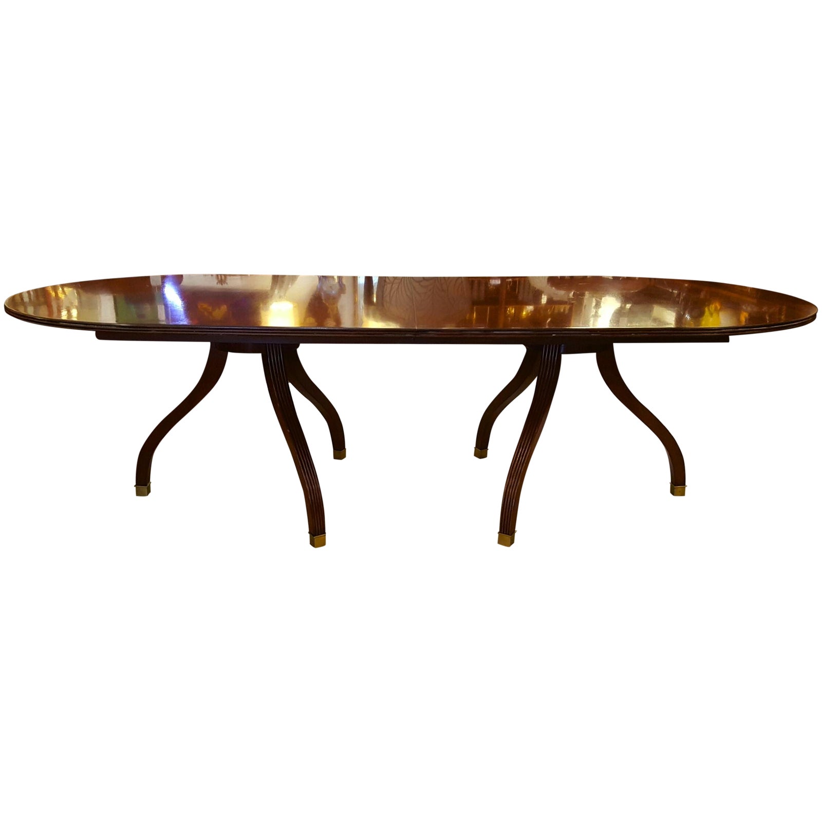 Traditional Ralph Lauren Mahogany Dining Table Chairish