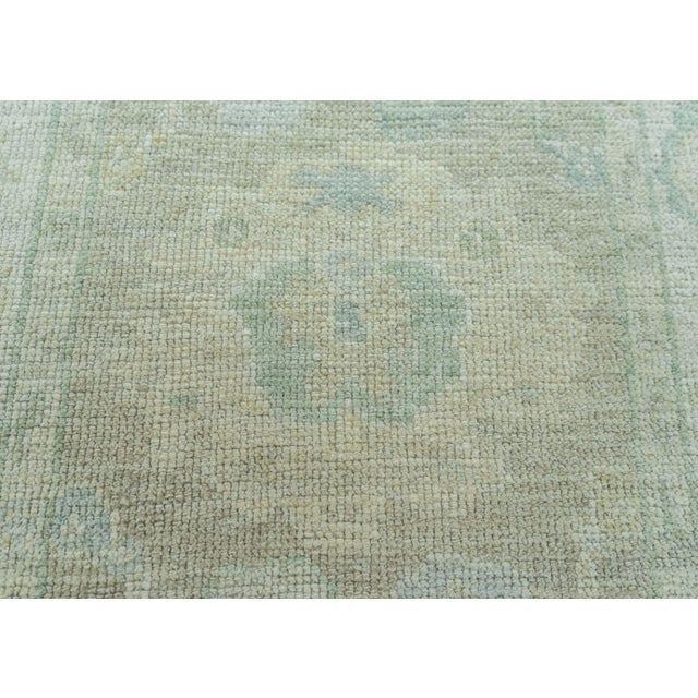 Turkish Turkish Oushak Rug 2'6" x 8'8" #19421 For Sale - Image 3 of 8