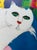 Walasse Ting (1929–2010), Girl With a Cat Galerie Asbæk, Copenhagen, 1987, Copyright Walasse Ting, New York/Yves Riviere, Paris For Sale - Image 11 of 11