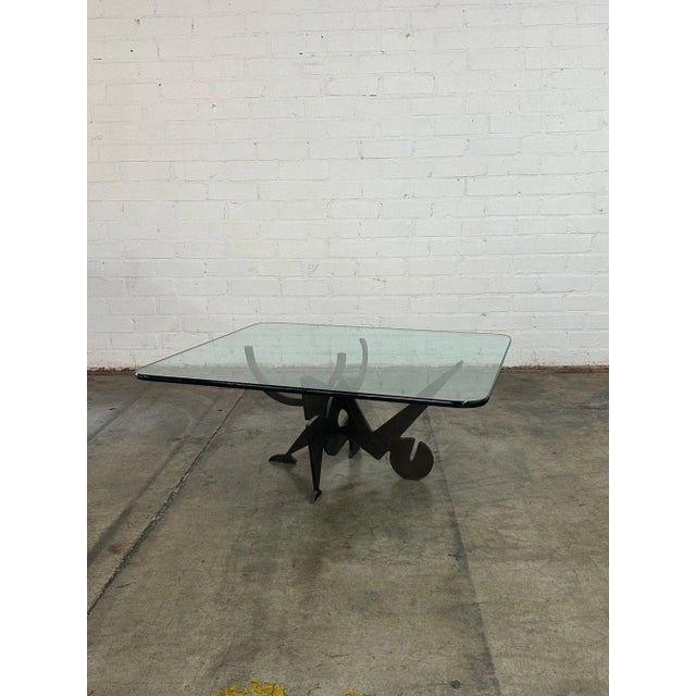 Metal 1990s Pucci De Rossi Signed Coffee Table For Sale - Image 7 of 12