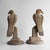 Pair of Antique French Folk Art Carved Oak Falcon Figures, Wooden Bird Sculpture For Sale - Image 11 of 14