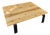 Ralph Lauren Home Industrial Pine and Blackened Steel Cocktail Table For Sale