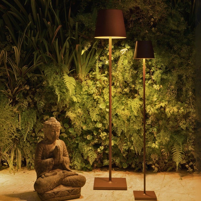 Contemporary Zafferano Poldina XXL Indoor/Outdoor Cordless Floor Lamp, Rust For Sale - Image 3 of 5