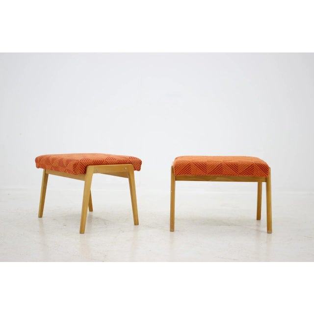 Armchairs and Footstools Set from Thon, 1970s For Sale - Image 8 of 14