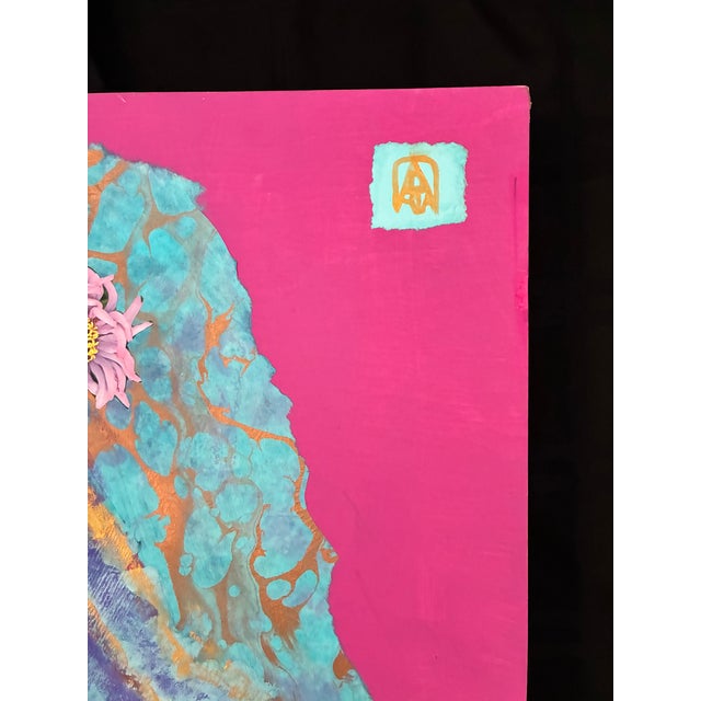 This ethereal portrait presents an exploration of gaze and ocean goddess energy, rendered with smooth paint and maximalist...