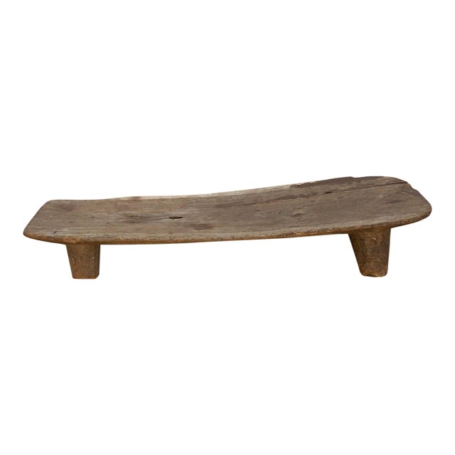 Charming Antique Senufo Wood Bench For Sale