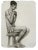 1910s Set of Early 1900's Antique French Academic Drawings of Gentleman in Swim Trunks, Charcoal on Paper With Mat, Dated 1917 For Sale - Image 5 of 12
