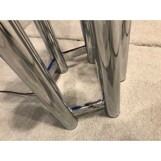 Mid-Century Modern Chrome Tubular Floor Lamp From Lightolier For Sale - Image 10 of 13