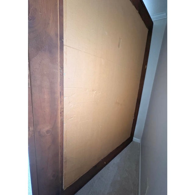 Wood Vintage Gilt Baroque 7 Ft Framed Mirror For Sale - Image 7 of 7