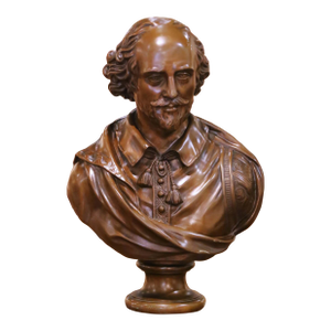 19th Century American Tiffany & Co. Bronze Bust of William Shakespeare