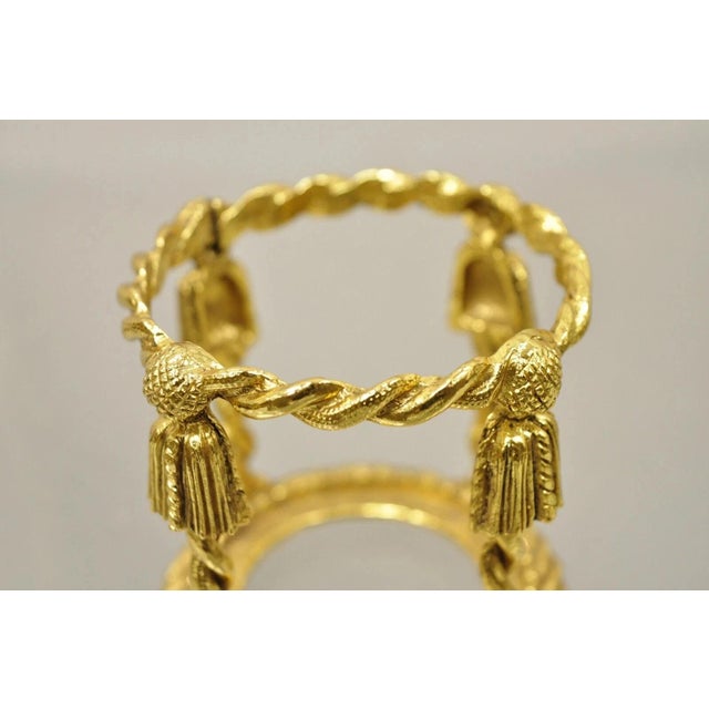 Vintage Art Glass Millefiori Italian Murano Round Sphere Paperweight on Stand For Sale In Philadelphia - Image 6 of 9