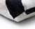Ivory Black & Ivory Geometric Velvet Throw Pillow 16x16 | Modern Designer Favorite For Sale - Image 8 of 8