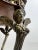 French Empire Louis XV Style Winged Angels Bronze Inlaid Gueridon Pedestal Table For Sale In New York - Image 6 of 14