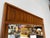 1970s Mid-Century Modern Walnut Wall Mirror With Carved Geometric Details For Sale In Miami - Image 6 of 13