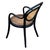 Early 20th Century Children Size Vienna Secession Bent Oak & Cane Bistro Armchair Attributed to Thonet No.016 For Sale In Los Angeles - Image 6 of 6