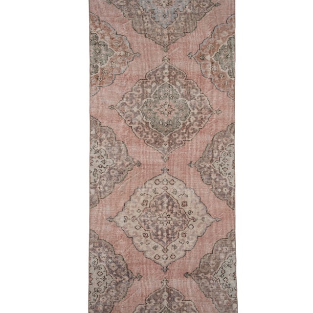 Vintage Extra Long Turkish Runner With Soft Muted Color 2'10" X 22'8" For Sale - Image 10 of 13