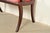 Baker Furniture Style Antique English Regency Flame Mahogany Bench or Settee For Sale - Image 10 of 13