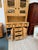 Early 20th Century Antique Mexican Pine Wood Step Back Hutch For Sale - Image 5 of 12