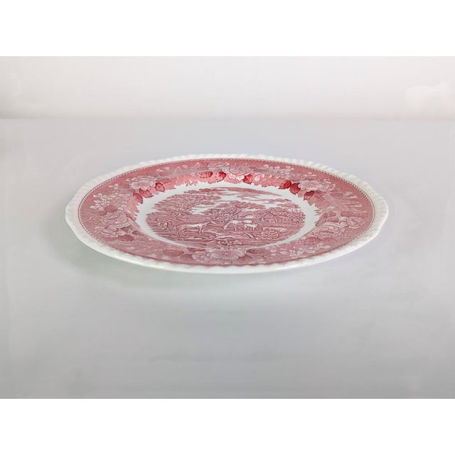 We are offering a beautiful set of six well-preserved Adams dinner plates from the English Scenic series for sale....