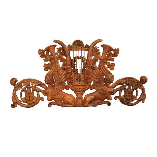 Early 19th Century Italian Sphinx Carved Plaque For Sale - Image 10 of 10