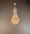 Antique Italian Empire Style Crystal Montgolfière Chandelier in Brass Basket For Sale - Image 4 of 7