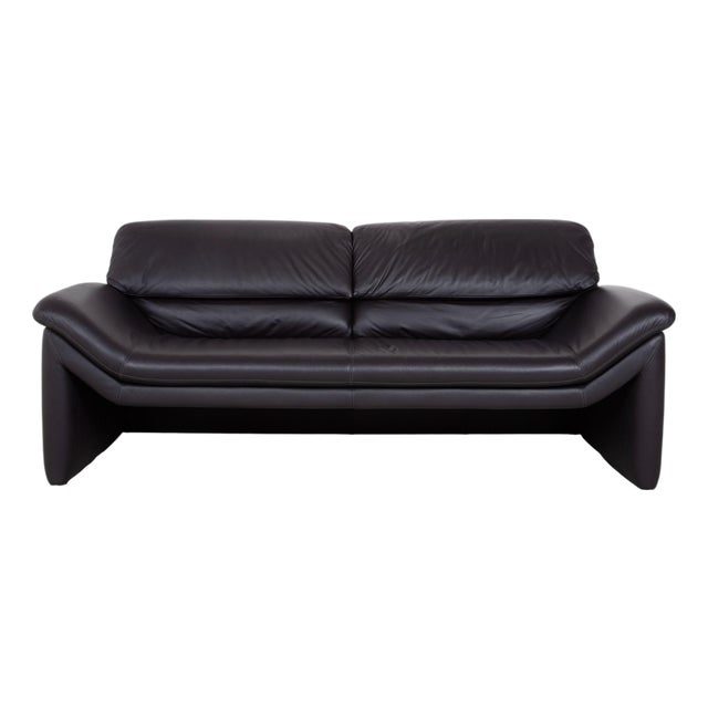 Leather Two-Seater Sofa by Hans Kaufeld for de Sede For Sale