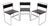 Libellula Stackable Dining Chairs by Giovanni Carini for Planula, 1970s, Set of 3 For Sale