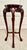 Vintage Chinese Rosewood & Mother-of-Pearl Inlaid Pedestal Stand For Sale - Image 4 of 12