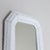 Ceramic Mirror White Wall Mirror with Ceramic Frame, 1950s For Sale - Image 7 of 12