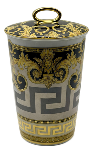 New Versace Rosenthal “Le Jardin De Versace” Porcelain Scented Candle With Box & Authenticity Card