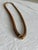 Vintage 1980s Italian Style Bronze Tone Woven Mesh Rope Collar Necklace For Sale - Image 10 of 15