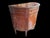 Wood Italian Half-Moon Inlaid Cabinet with Bronze Friezes, 1960s For Sale - Image 7 of 18