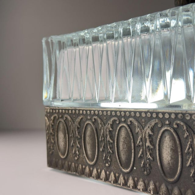 Vintage Crystal Ceiling Lamp, Italy, 1960s For Sale - Image 15 of 18